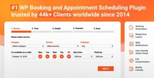 Bookly PRO – Appointment Booking and Scheduling Software Systems v5.0n