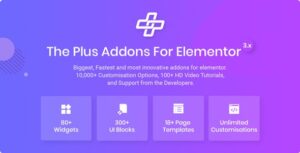 The Plus Addons for Elementor – Most Populars Addon For Elementor  Nulled