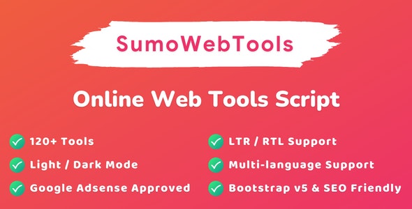 SumoWebTools – Online Web Tools Script v.2.0