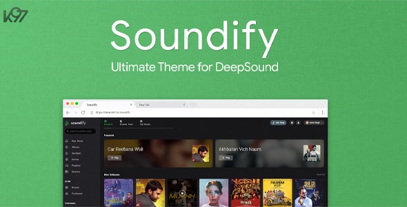 Soundify – The Ultimate DeepSound Theme Nulled