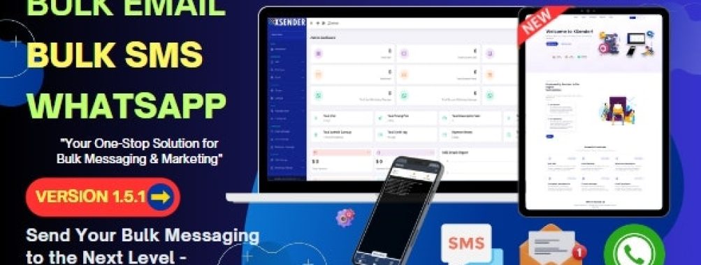 XSender - Bulk Email, SMS and WhatsApp Messaging Application