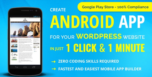 Wapppress builds Android Mobile App for any WordPress website Nulled Free Download